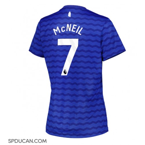 Zenski Nogometni Dres Everton Dwight McNeil #7 Domaci 2025-26 Kratak Rukav